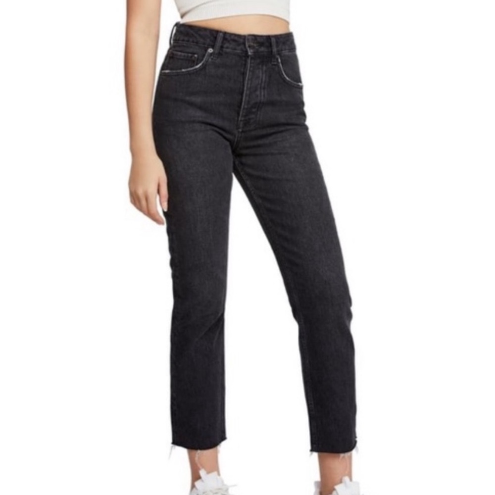 BDG Womens Black Straight Leg Jeans Size 26 Length 32